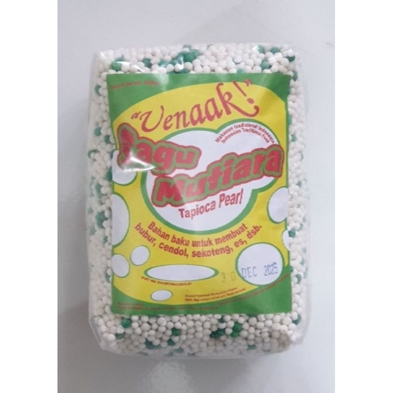 

Mutiara Hijau Dawet, Es Campur, Sagu kemasan 1kg