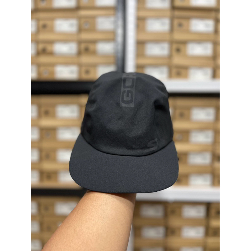 TOPI RUNNING SKECHERS BONDED RUN CAMPER BLACK CAP SKEHOMZCM4BK SKECHERS HAT ORIGINAL