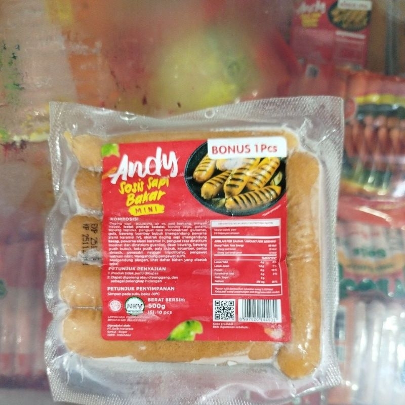 

Andy sosis bakar mini 500g