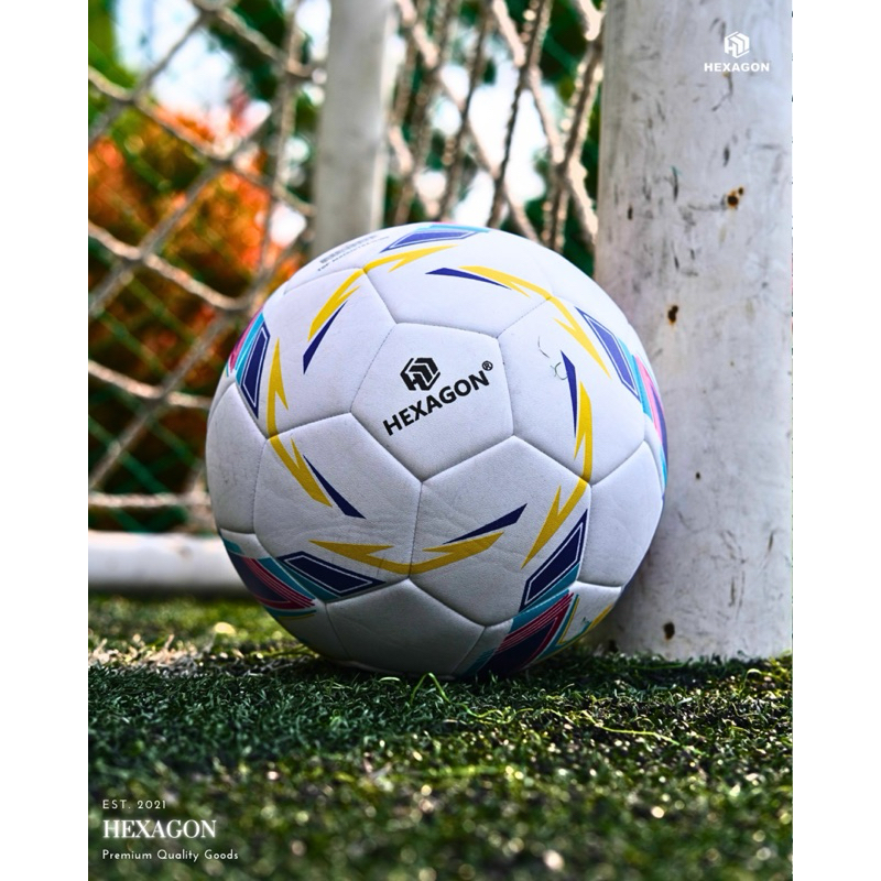 RB BOLA SEPAK / BOLA KAKI Size 5 Original Hexagon Force (Empuk) Kualitas Premium Standar FIFA Gratis
