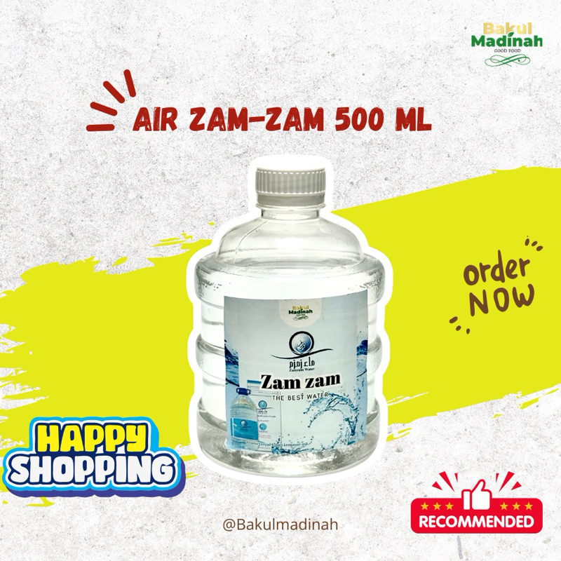

air zam-zam asli kemasan ekonomis 500 ml