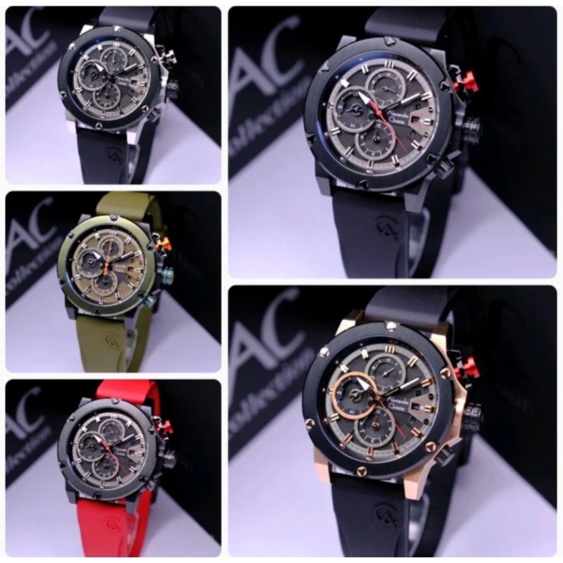 JAM TANGAN PRIA ALEXANDRE CHRISTIE 6491/ AC6491MC/ 6491 ORIGINAL