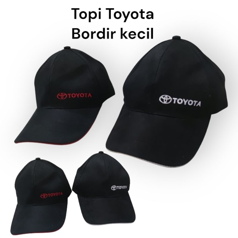 TOPI TOYOTA BORDIR KECIL