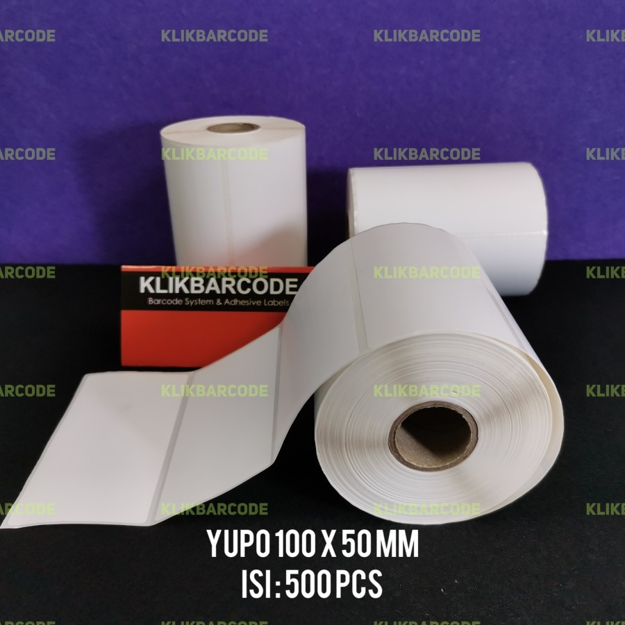 

Label Barcode 100 X 50 (1 Line) Kertas Sticker Label Yupo 100x50 mm @500pcs