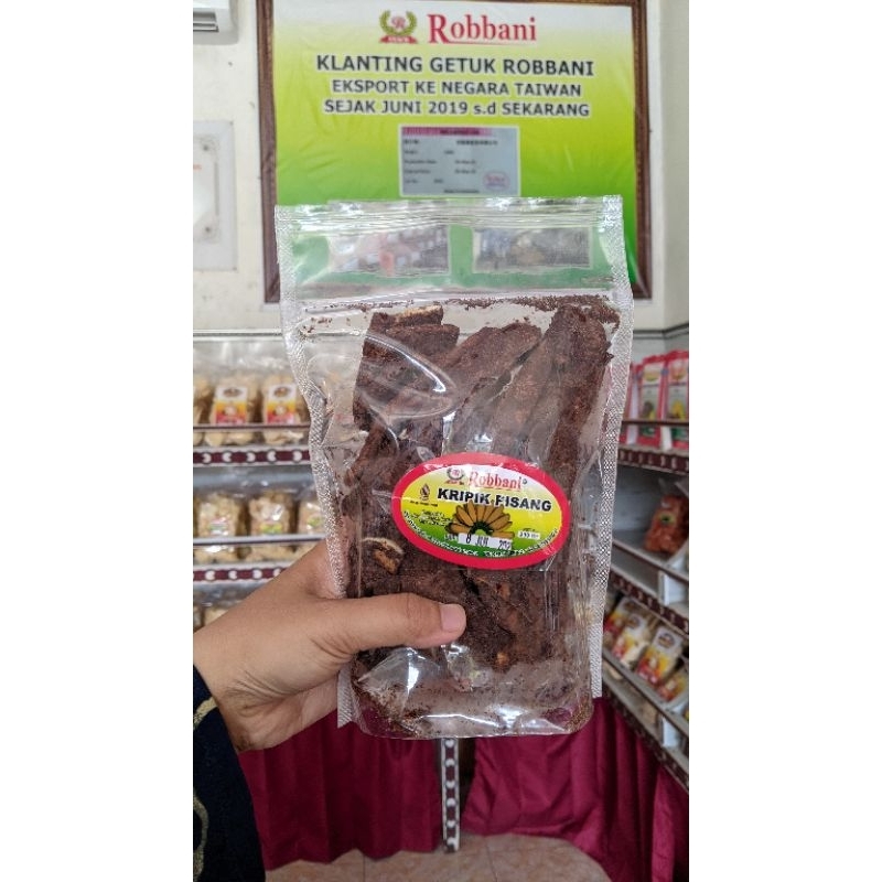 

Keripik Pisang Kepok Coklat Robbani Snack Oleh-oleh Khas Lampung Toping Melimpah dan Empuk