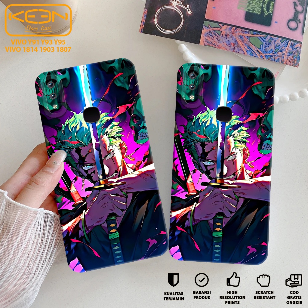 Case Vivo 1811 - Casing Hp Vivo 1811 Motif Zoro - Softcase Vivo 1811 - Softcase Hp Vivo 1811 - Case 