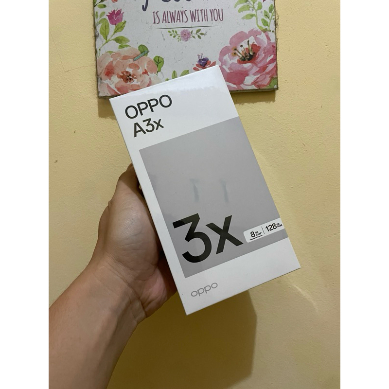 OPPO A3x 4/128 GB. Baru Garansi Resmi (Snapdragon, Military Grade, Ram 8* GB)