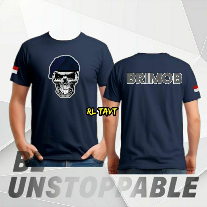 Kaos Brimob Brigade Indonesia Pelopor