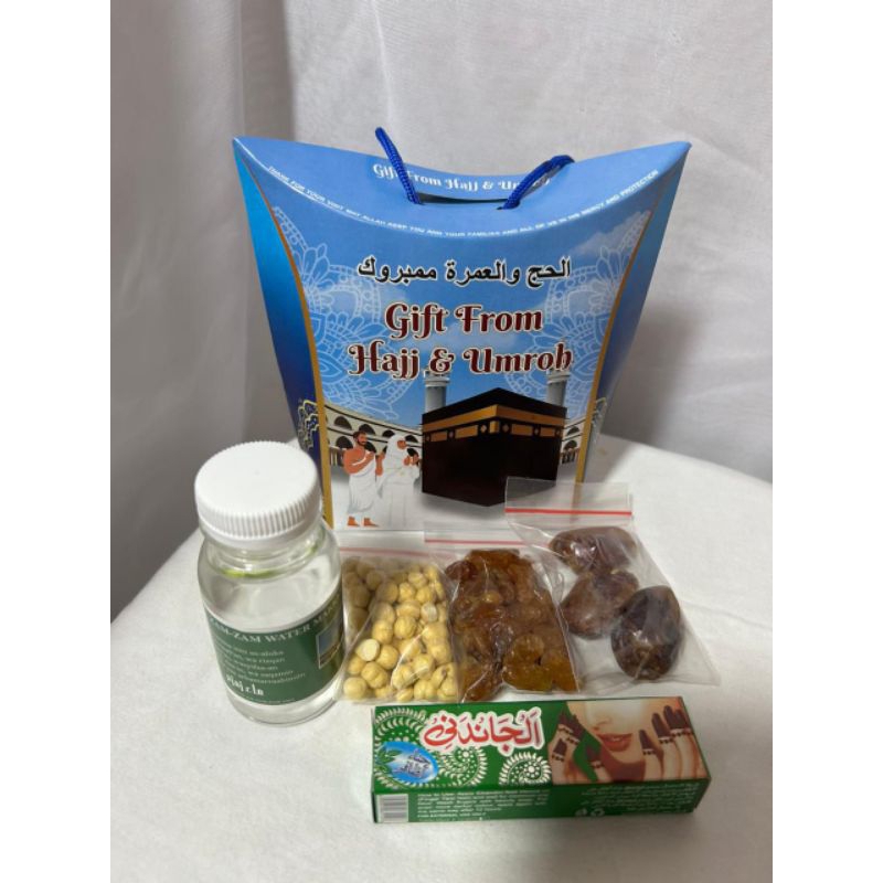 

Oleh - Oleh Haji dan Umroh Tas Jingjing 100pcs(air ZAM ZAM 80ml full)