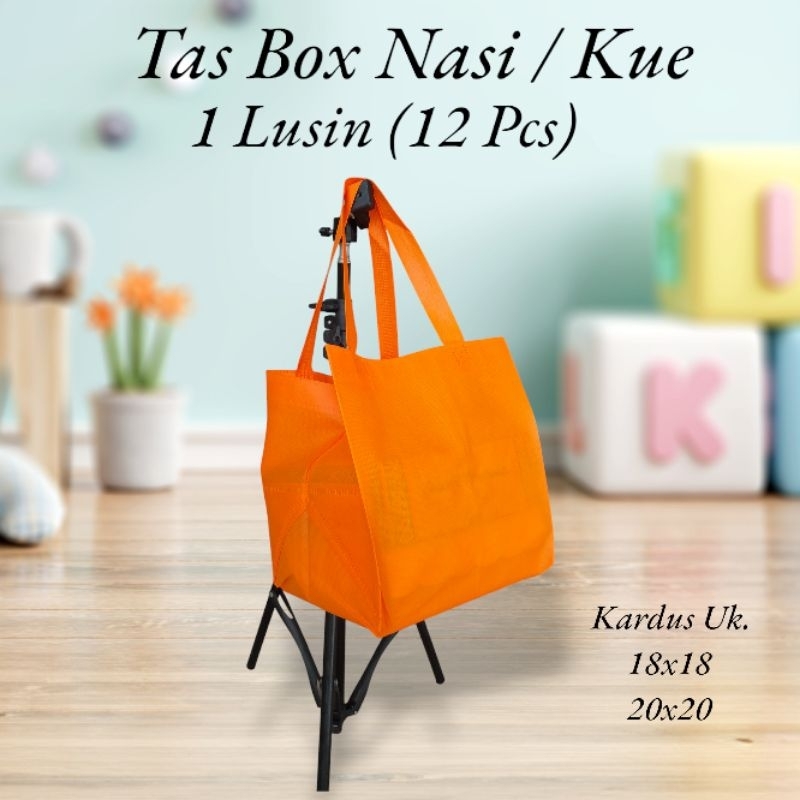 1 Lusin (12 Pcs) / Tas Box Nasi / Kue / Tas Hajatan