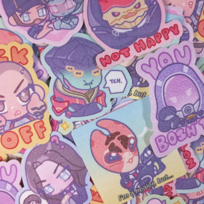 

[ MASS EFFECT ] cherriimi - Normandy Crew Sticker Pack Vol. 2