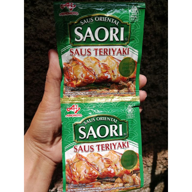 

Saori Saos Teriyaki 1 Renceng isi 10 Sachet