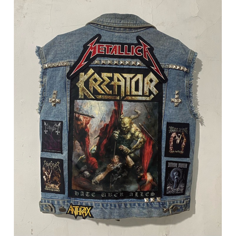 DENIM VEST BATTLE CUSTOM