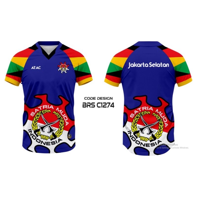 KAOS JERSEY PENCAK SILAT SATRIA MUDA INDONESIA/ SMI FREE CUSTOM DESAIN