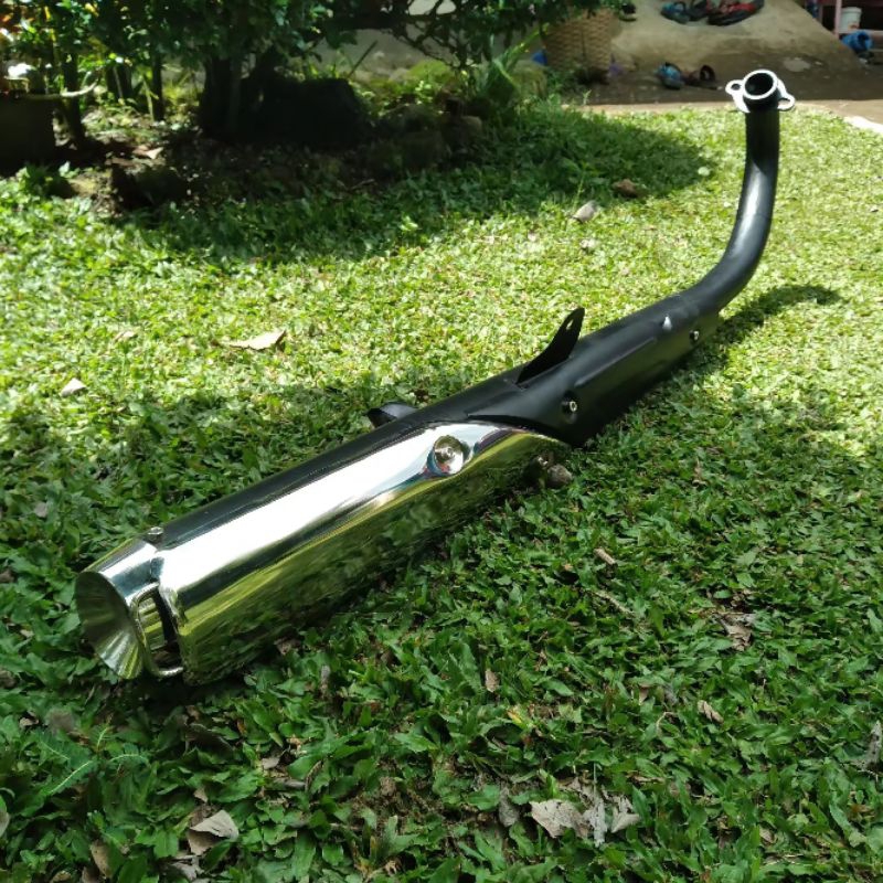 KNALPOT STANDAR RACING PEREDAM RX KING