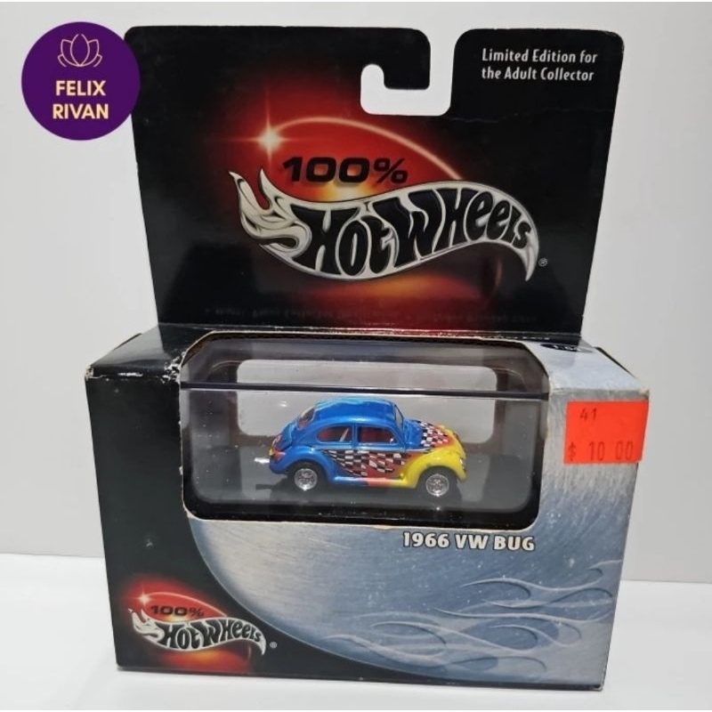 Hot Wheels  1966 Volkswagen  VW Beetle Bug Blue Yellow