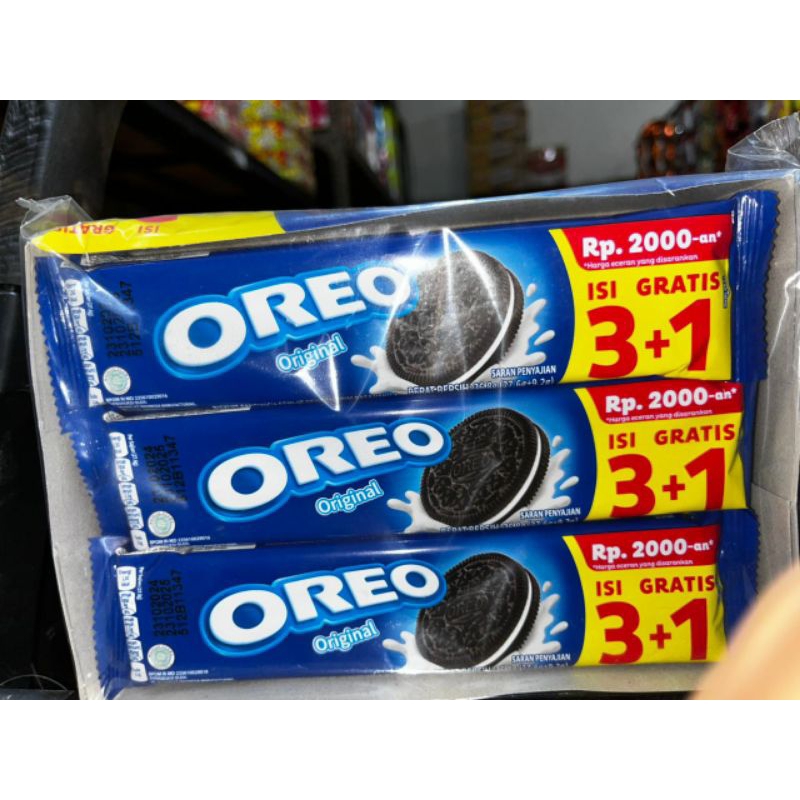 

OREO 1BOX ISI 12 PCS 1 PCS ISI 4 KEPING