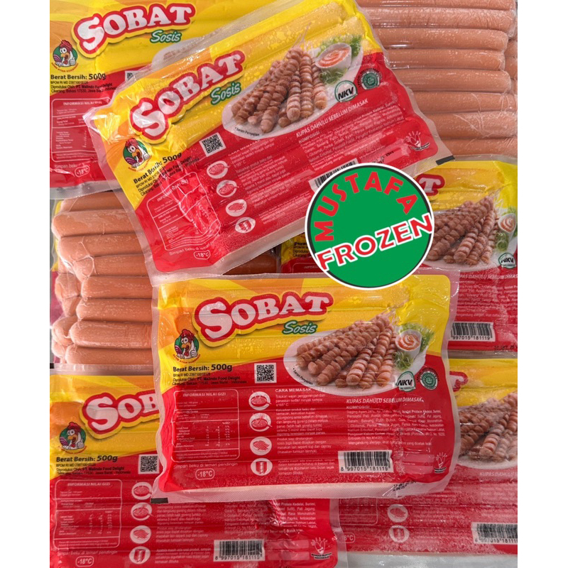 

Sobat Sosis Ayam 500gr (15+1 pcs)