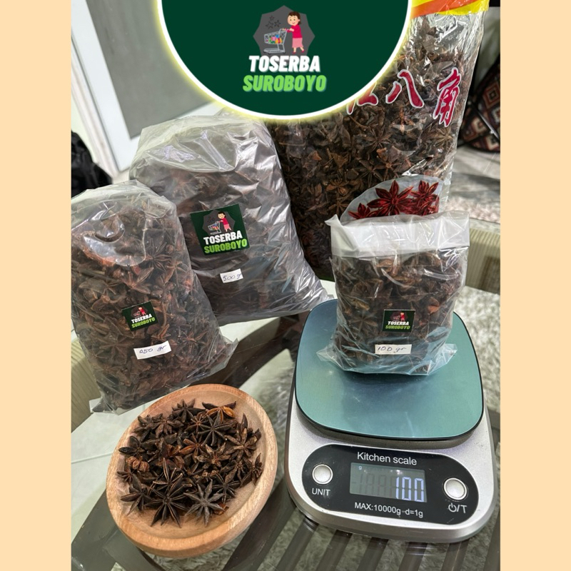 

Pekak / Bunga Lawang / Star Aniseeds 100/250/500 Gram Kualitas Import