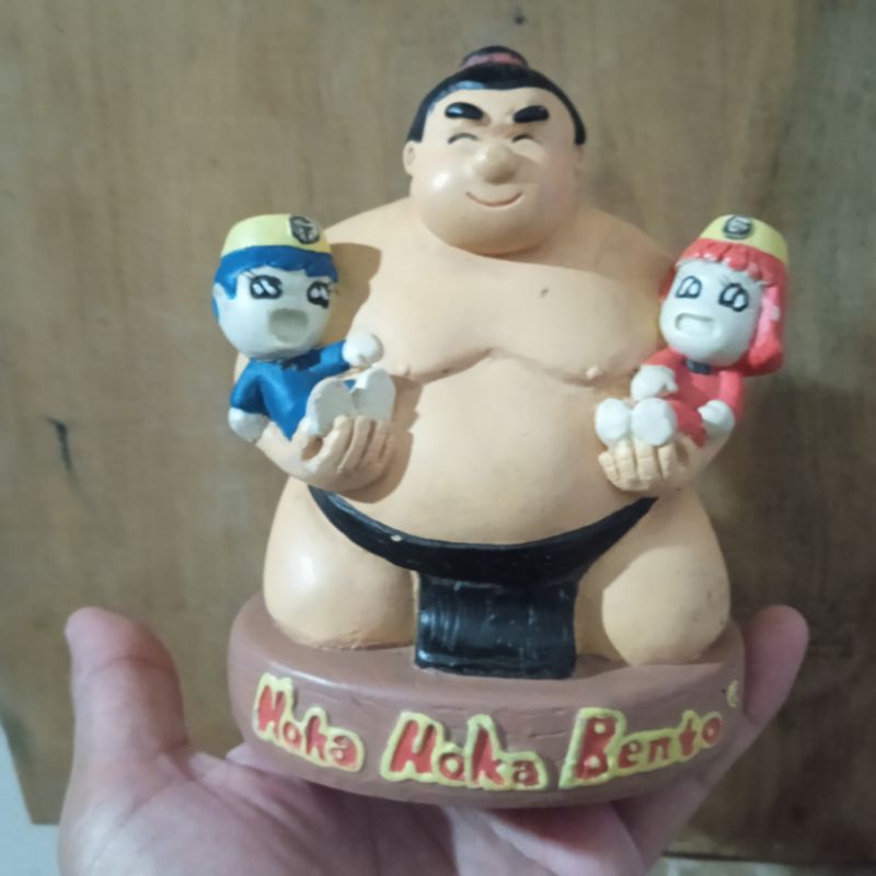 hoka hoka bento coin bank sumo vintage