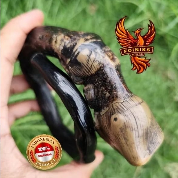 gelang akar bahar hitam bonggol jumbo 100% asli original