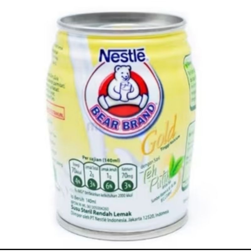 

Susu Beruang Gold Teh Putih 140ml