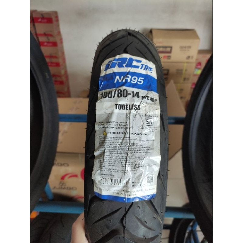 Ban Luar IRC NR-95 100/80-14 Tubeless TL / Ban Belakang Sepeda Motor New Vario 150cc