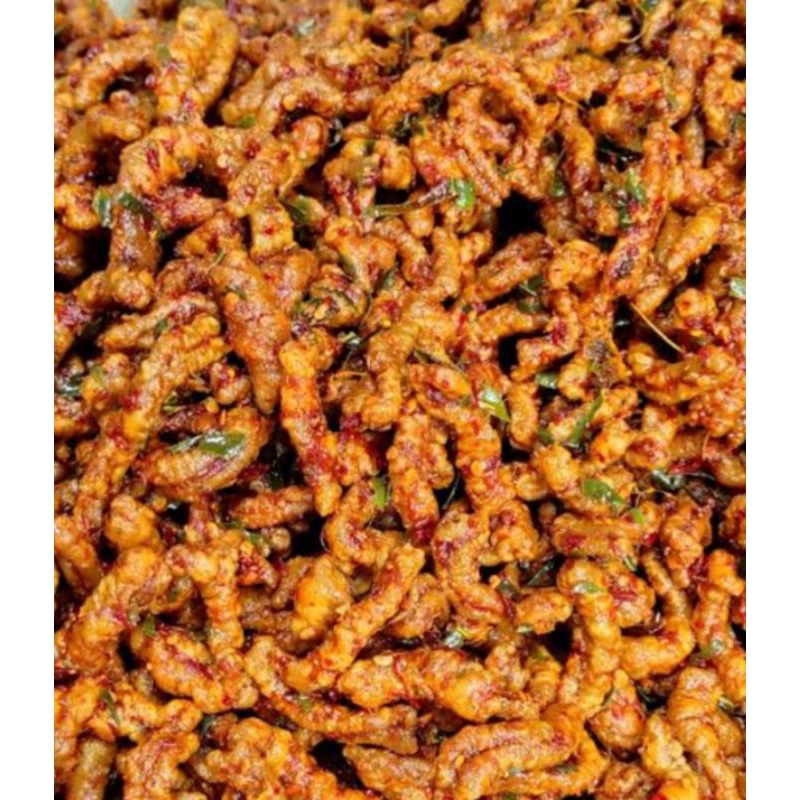 

kripik usus pedas daun jeruk 259gram