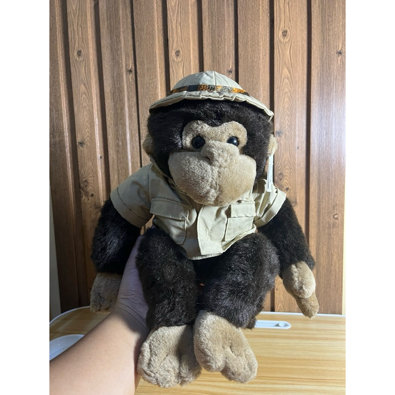 [BARU] Boneka kado/koleksi MONYET vintage kostum safari newtag original