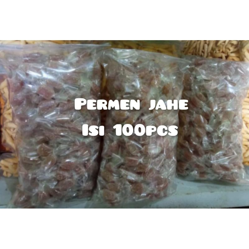 

1PAK PERMEN JAHE ASLI /PERMEN JAHE ISI 100Pcs