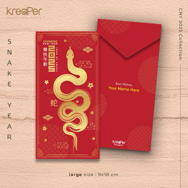 

AMPLOP / ANGPAO IMLEK CNY 2025 TAHUN ULAR PREMIUM (SNAKE-04)