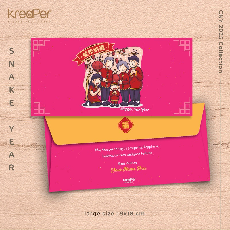 

AMPLOP / ANGPAO IMLEK CNY 2025 TAHUN ULAR PREMIUM (SNAKE-08)