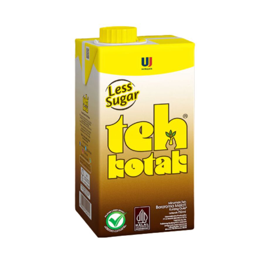 

Teh kotak less sugar 750 ml