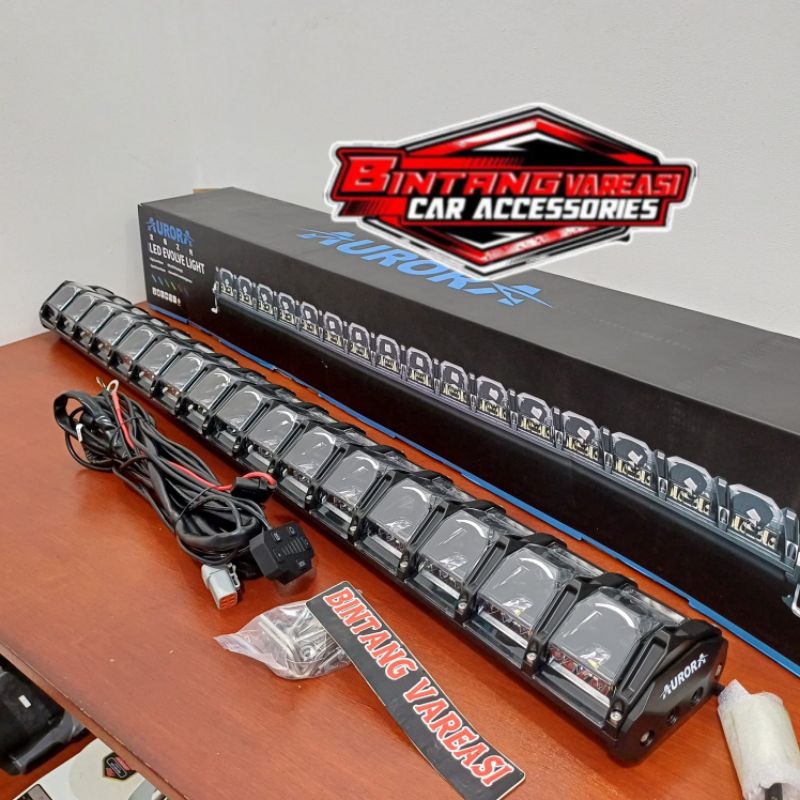 LED BAR AURORA LED EVOLVE HIGH LOW BEAM DRL 6 WARNA | LAMPU TEMBAK SOROT LEDBAR AURORA