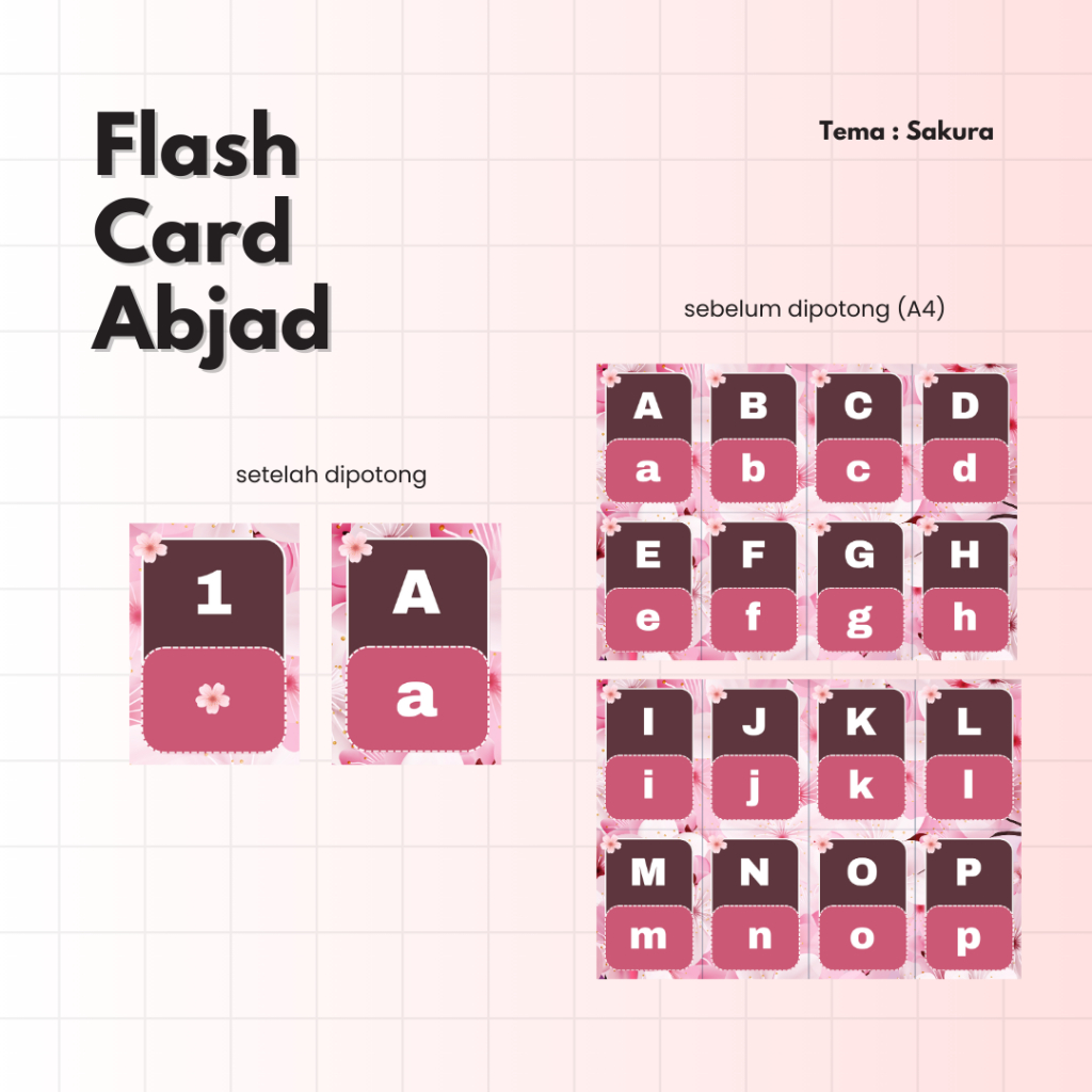 Flashcard Abjad dan Angka || Metode belajar anak lebih asyik dan seru