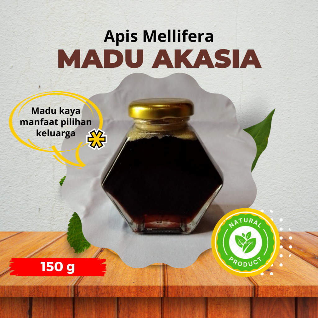 

Madu Hutan Akasia Carpa Murni Asli 100% Tanpa Campuran 150g