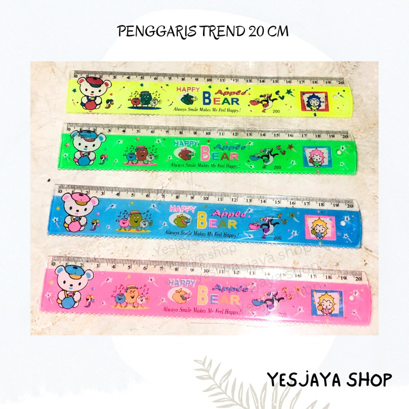 

{1 pc} Penggaris Trend 20cm / Penggaris 20 cm / Penggaris Lucu / Penggaris Motif / Penggaris Murah