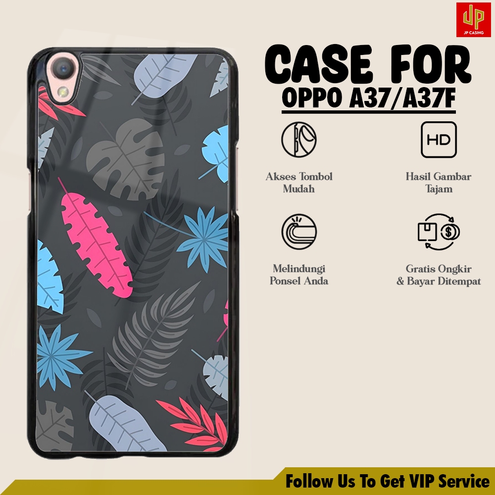 Case Oppo A37 / A37F [ BUNGA ] Casing Oppo A37 / A37F Hardcase Softcase Premium Glossy