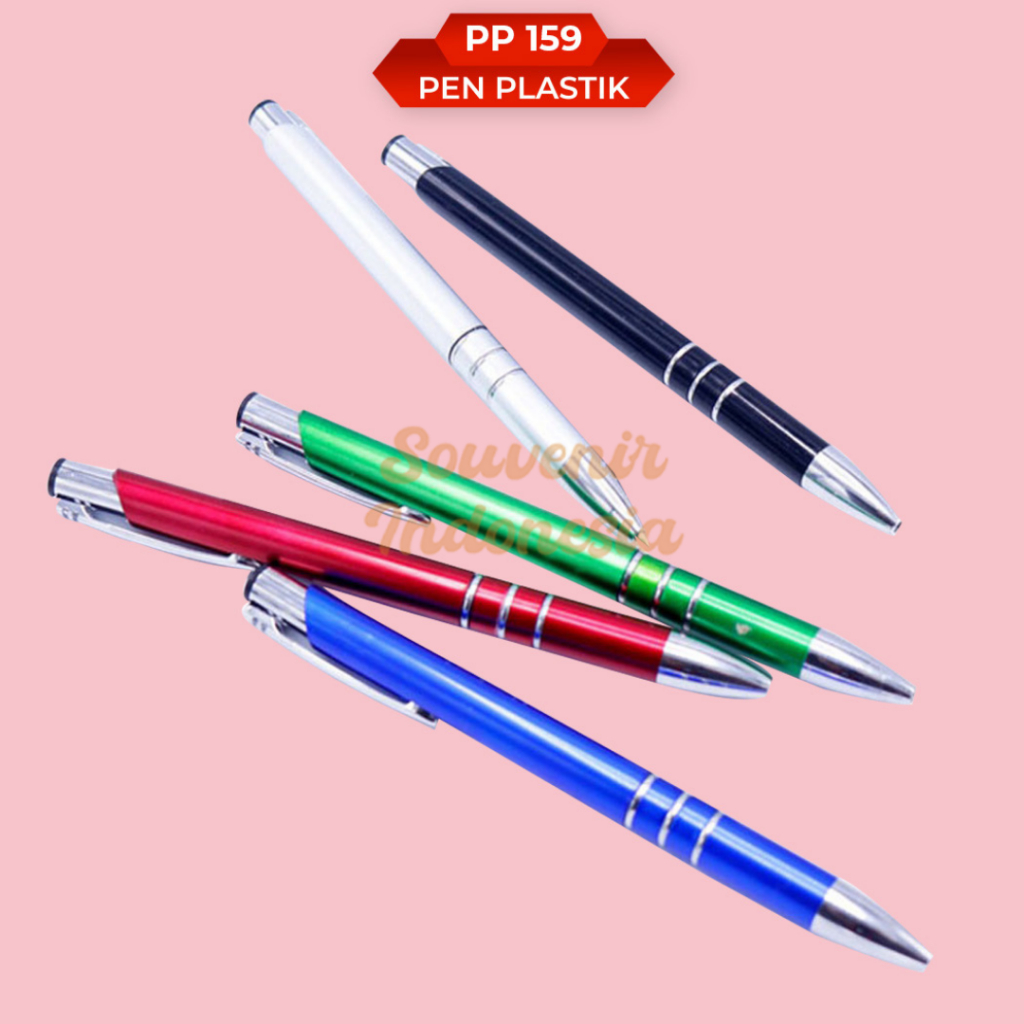 

Pen Plastik Murah Dan Praktis, Cocok Untuk Sehari-Hari Custom Logo/Nama PP 159