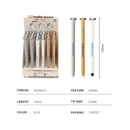 

M&G Erasable Gel Pen 0.5mm Hello Bears Cute Animal / Pena Pulpen Ballpoint Bisa Dihapus AKPB4472