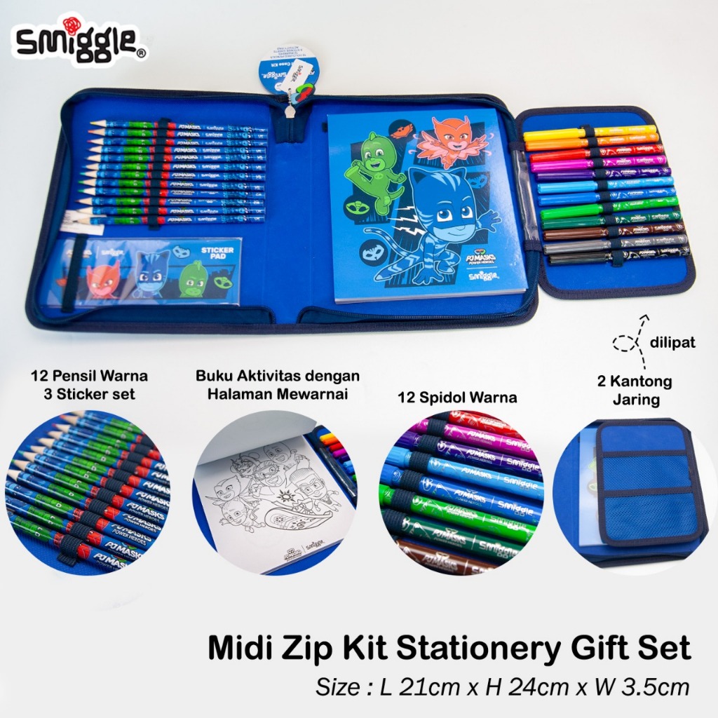 

Smgle Midi Zip Kit Stationery Gift Set Organized