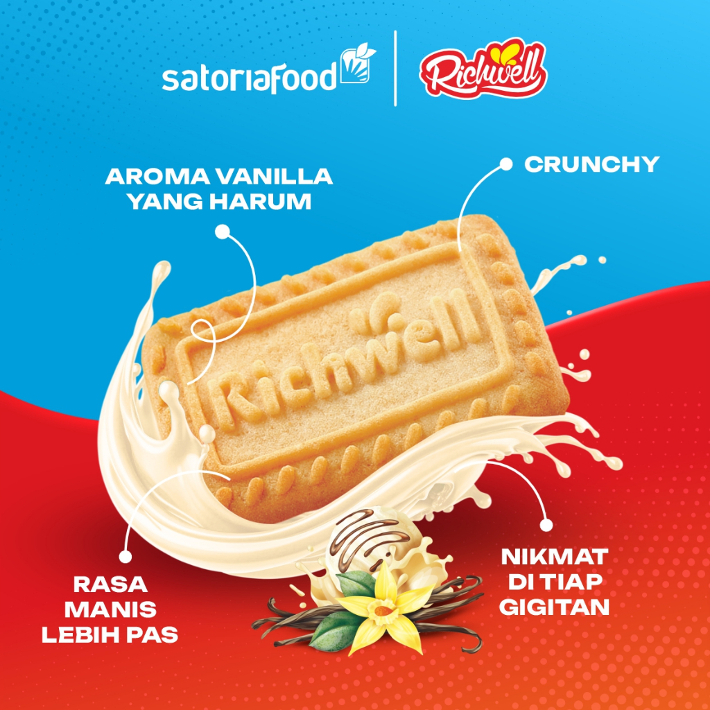 

Lezatoz_Genz Richwell Biscuit Cookies Vanilla Bucket 400G Cemilan Snack Biskuit Rasa Vanila Kemasan