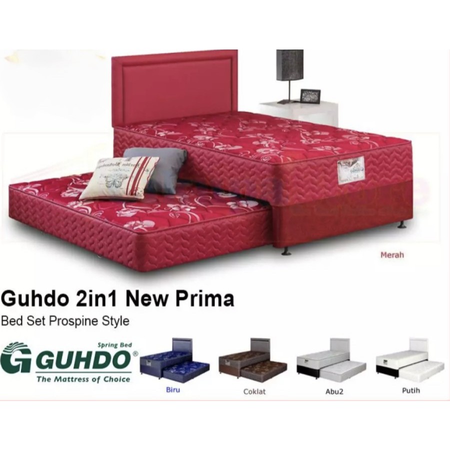 Springbed Guhdo 2 in 1 New Prima / Kasur Sorong 2in1 New Prima - Guhdo Springbed