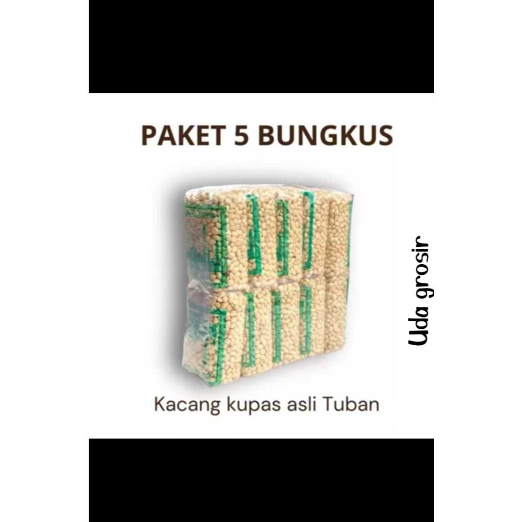 

PAKET HEMAT 5PACK KACANG KUPAS ASLI TUBAN 300GR