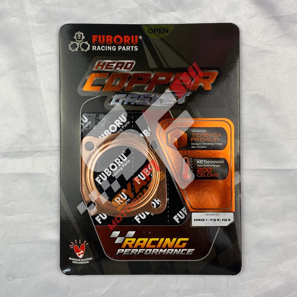 PAKING HEAD TEMBAGA FORCE 1 / F1ZR 0,3 0,4 0,5 GASKET PERPAK KOP RACING FUBORU