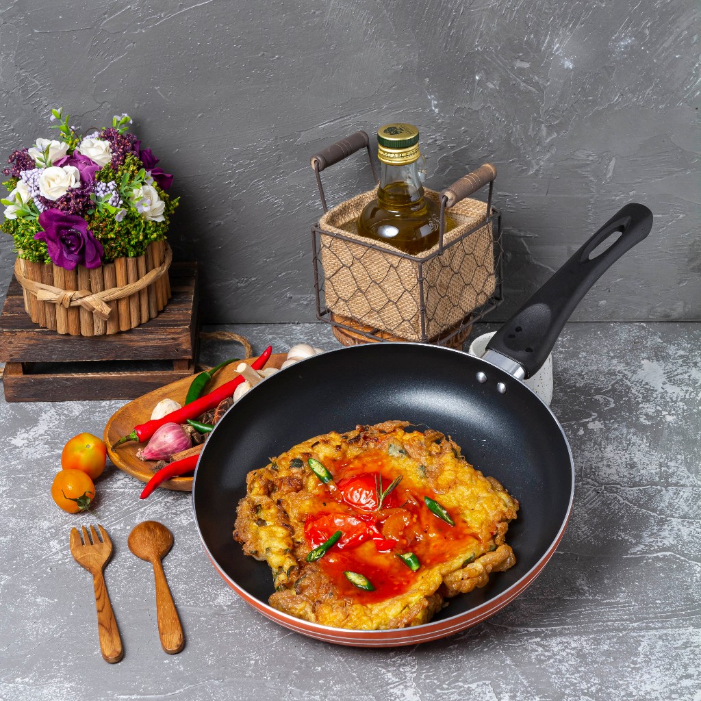 Wajan Teflon Penggorengan Pan Wajan Penggorengan Anti Lengket 26 cm 32 cm