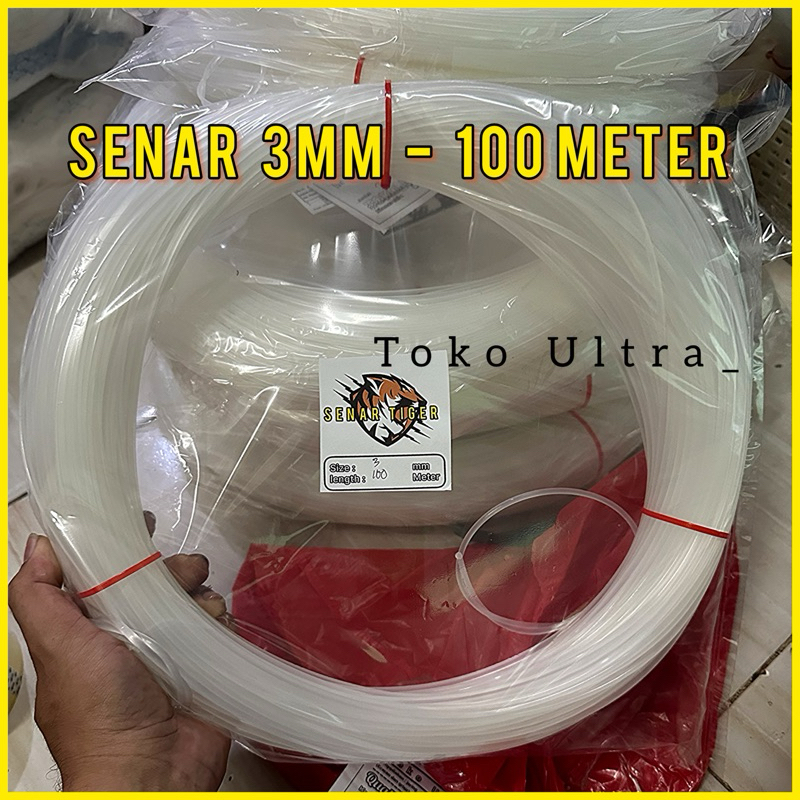 SENAR 3MM 100 METER TANPA SAMBUNGAN / SENAR POTONG RUMPUT