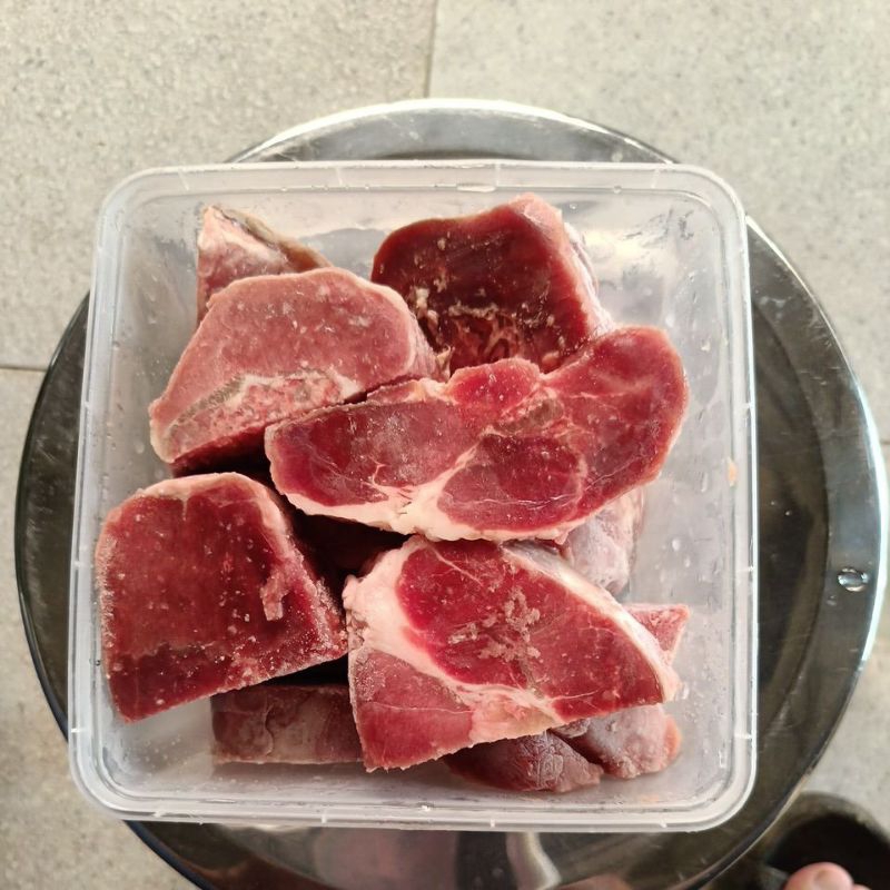 

Daging sengkel potong 500gr