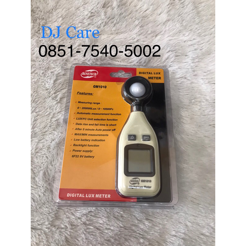 Digital Lux Meter GM 1010