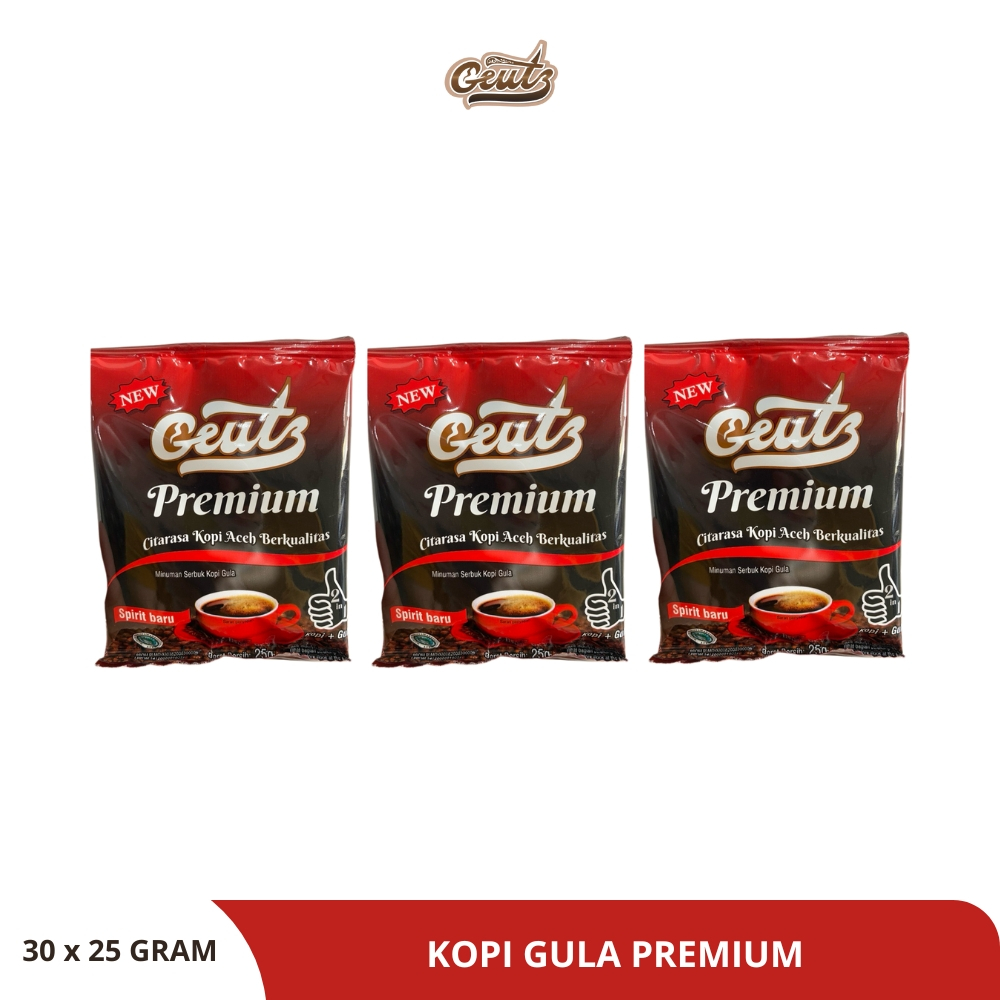 

GEUTZ - Minuman Kopi dan Gula Premium - 30 x 25 GRAM
